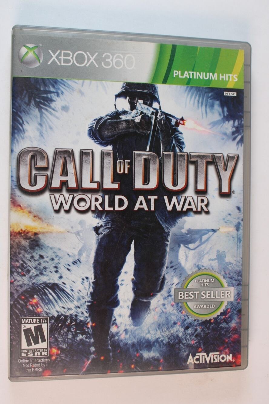 Call of Duty: World at War (Microsoft Xbox 360, 2008) Authentic, Complete